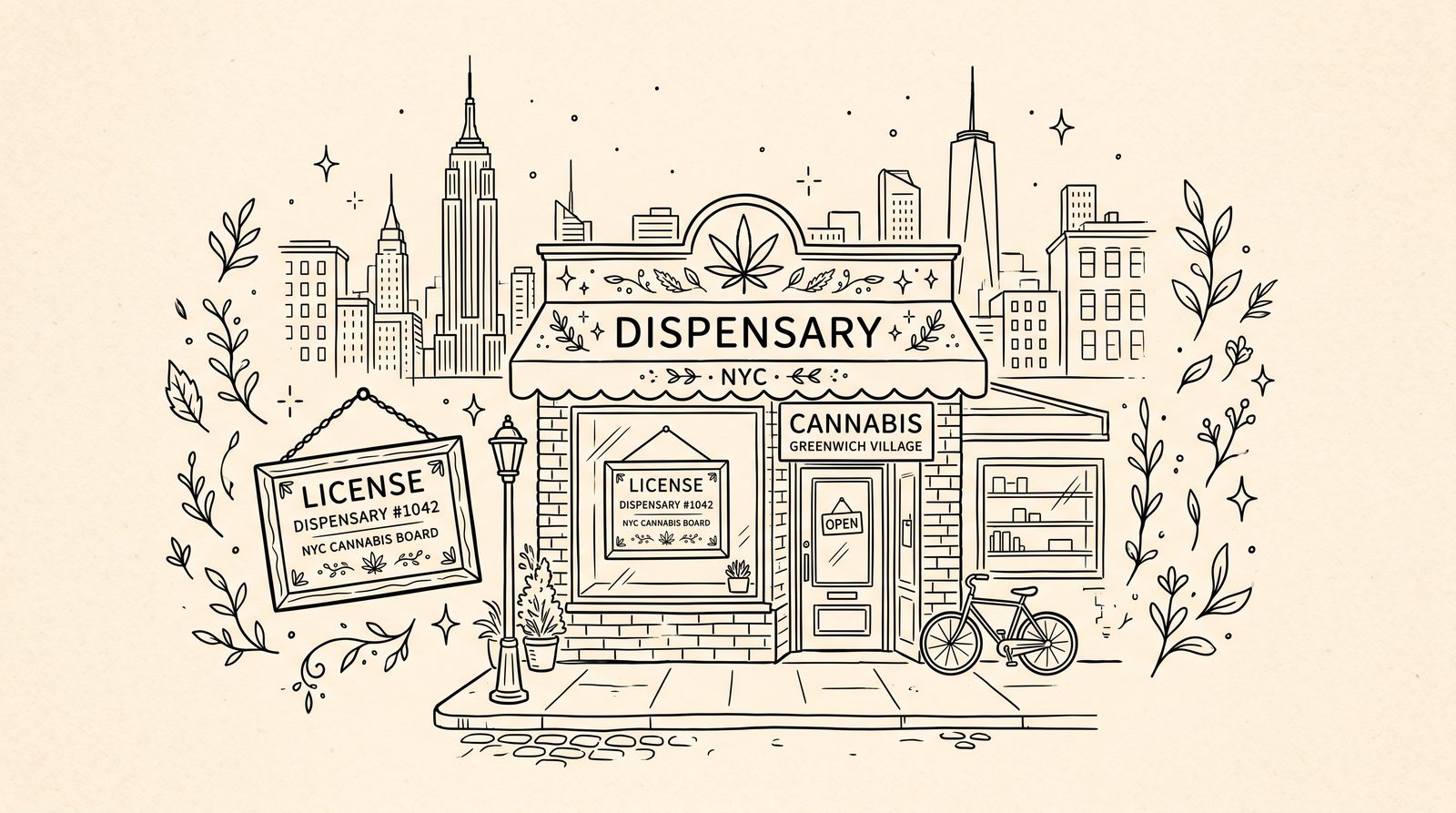 Licensed cannabis dispensary in NYC