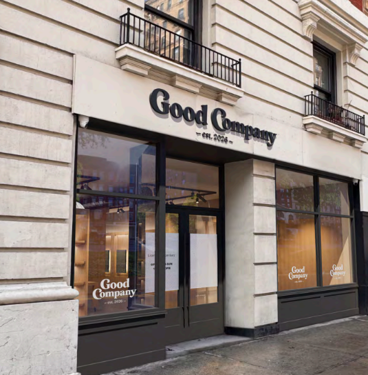 Good Company storefront corner view — est. 2026